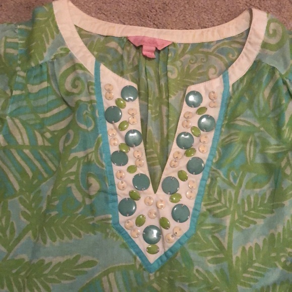 Lilly Pulitzer Printed Tunic, Size S - Picture 2 of 4